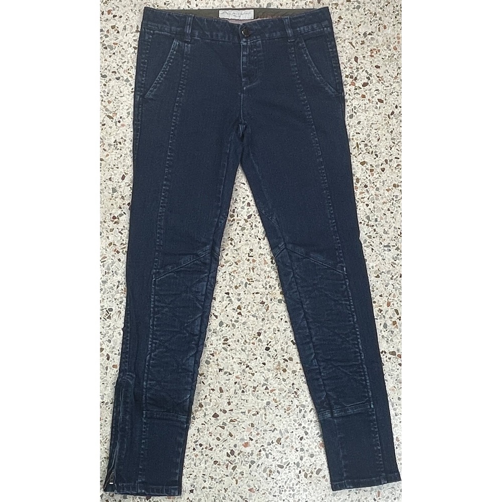 Stella Maccartney Women's Padded Leg Side Zip‎ Denim Jeans Size 28x28